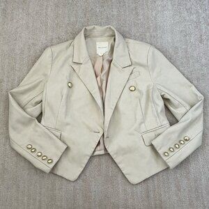 Anthropologie Avec Les Filles Faux Leather Jacket L